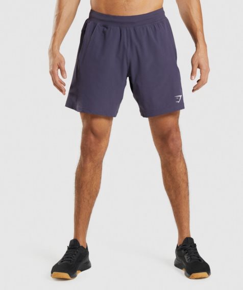 Gymshark Apex 8" Function Shorts Herr Lila | SE-03785L