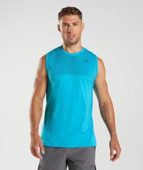 Gymshark Apex Seamless Linnen Herr Blå | SE-43928B