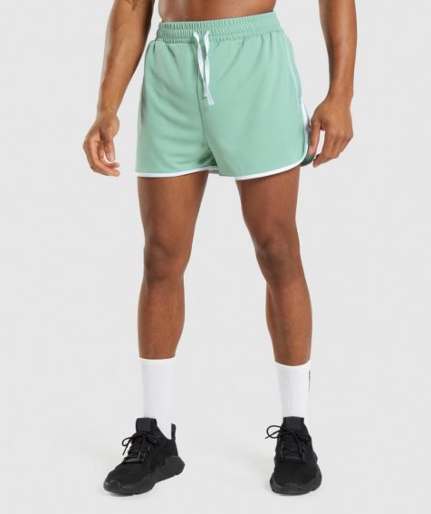 Gymshark Recess 3" Shorts Herr Ljusgröna | SE-13287L