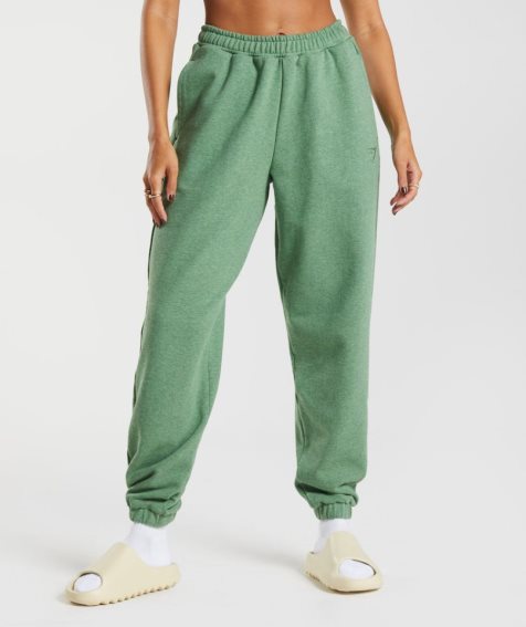 Gymshark Rest Day Sweats Mjukisbyxor Dam Gröna | SE-73584U