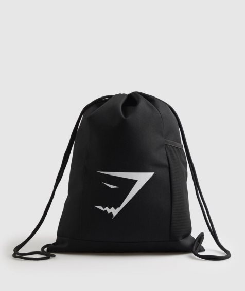 Gymshark Sharkhead Gymsack Bucket Bag Svarta | SE-68703Y