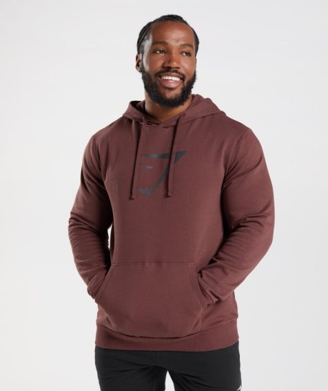 Gymshark Sharkhead Infill Hoodie Herr Bruna | SE-24076T