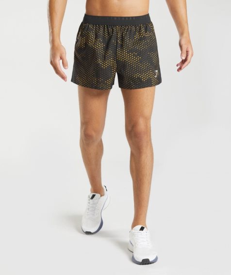 Gymshark Sport 3" Shorts Herr Svarta | SE-71348T