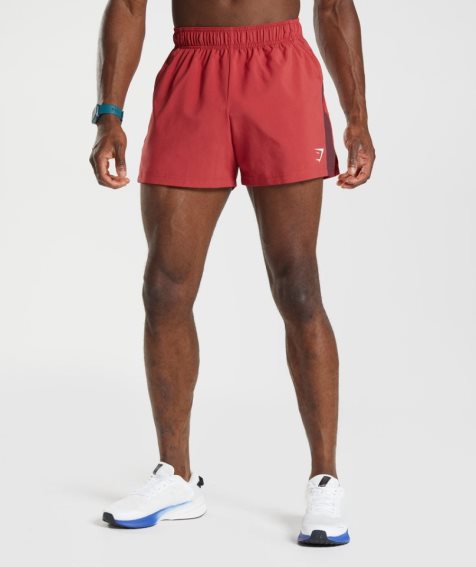 Gymshark Sport 5" Shorts Herr Röda | SE-12640V