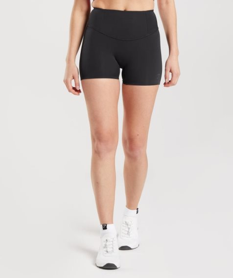Gymshark Studio Shorts Dam Svarta | SE-32167E