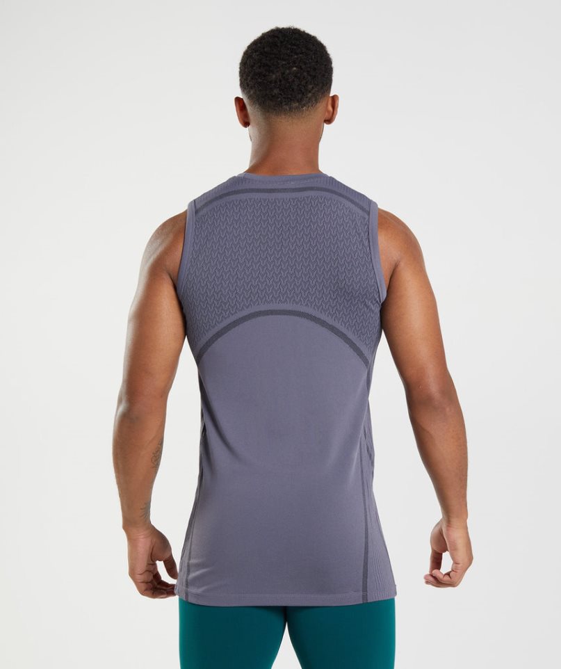 Gymshark 315 Seamless Linnen Herr Lila | SE-89762P