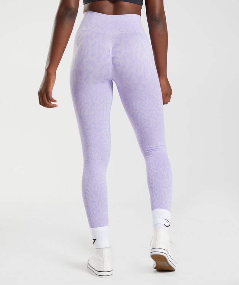 Gymshark Adapt Animal Seamless Leggings Dam Lavendel | SE-14309S