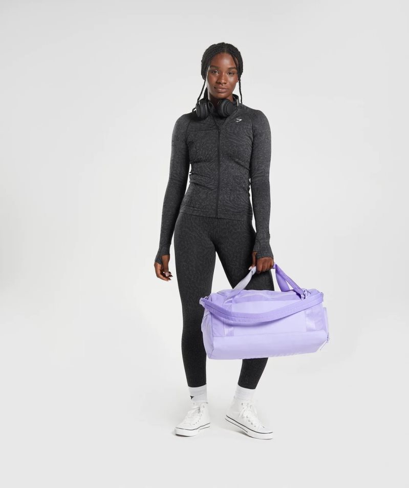 Gymshark Adapt Animal Zip Through Jacka Dam Svarta | SE-98352C