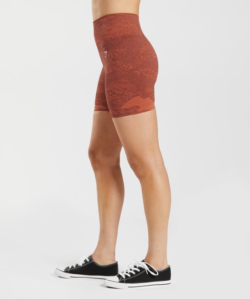 Gymshark Adapt Camo Seamless Shorts Dam Bruna | SE-53271I
