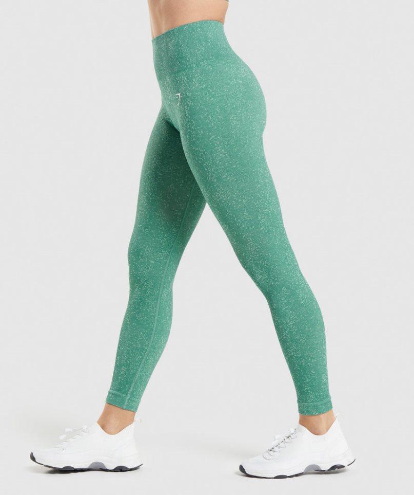 Gymshark Adapt Fleck Seamless Leggings Dam Gröna | SE-08534I