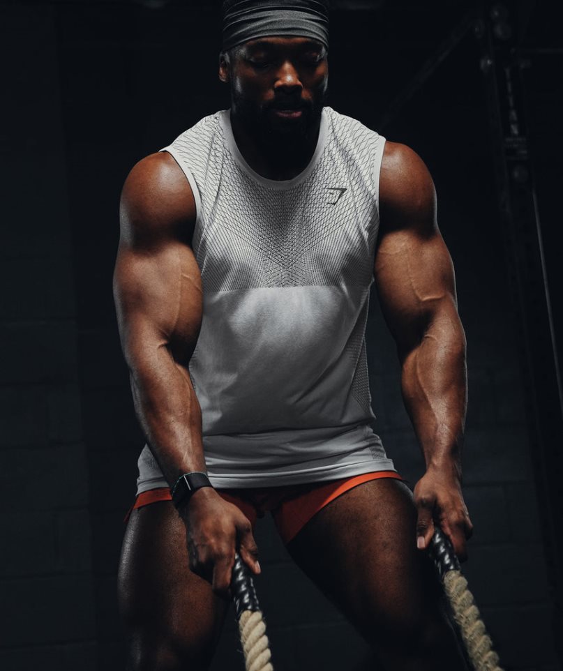 Gymshark Apex Seamless Linnen Herr Ljusgrå | SE-10876X