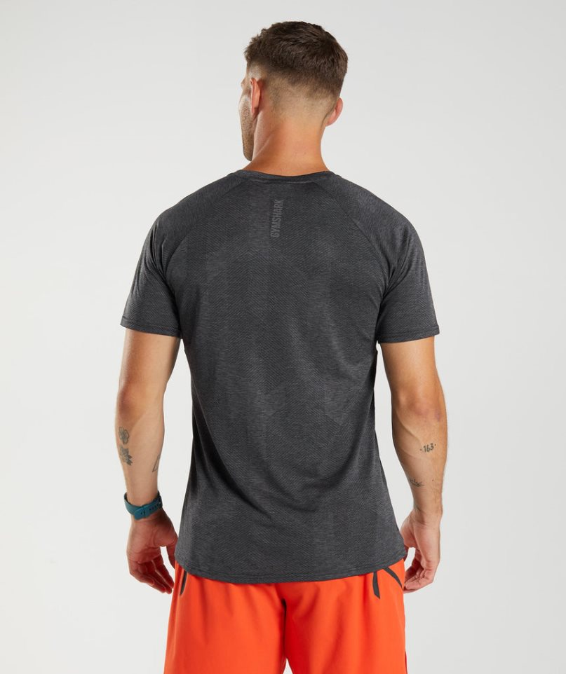 Gymshark Apex T-shirt Herr Svarta | SE-26837J