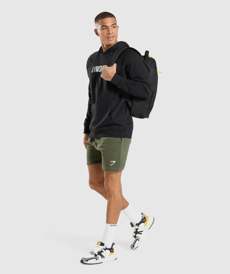 Gymshark Apollo Hoodie Herr Svarta | SE-36189D