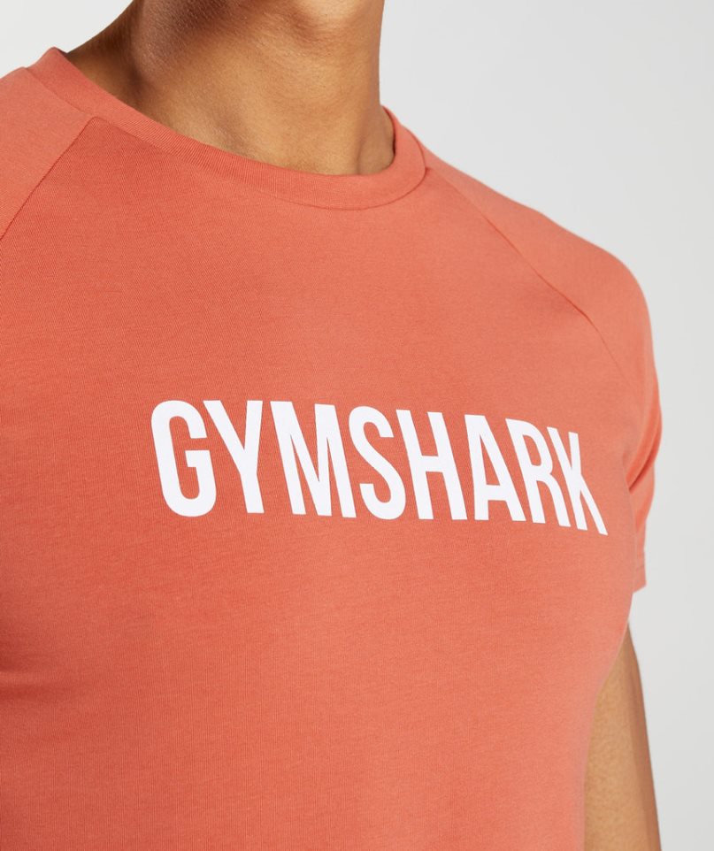Gymshark Apollo T-shirt Herr Orange | SE-53960O