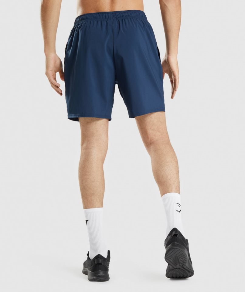 Gymshark Arrival Shorts Herr Marinblå | SE-64125T