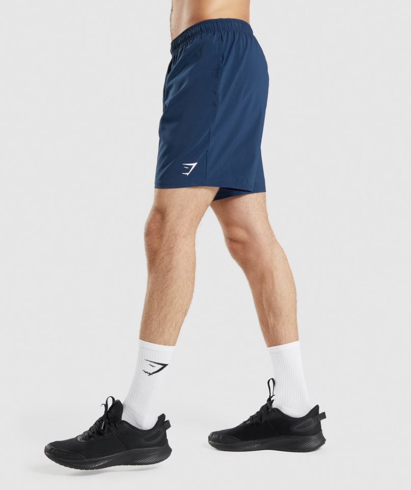 Gymshark Arrival Shorts Herr Marinblå | SE-64125T