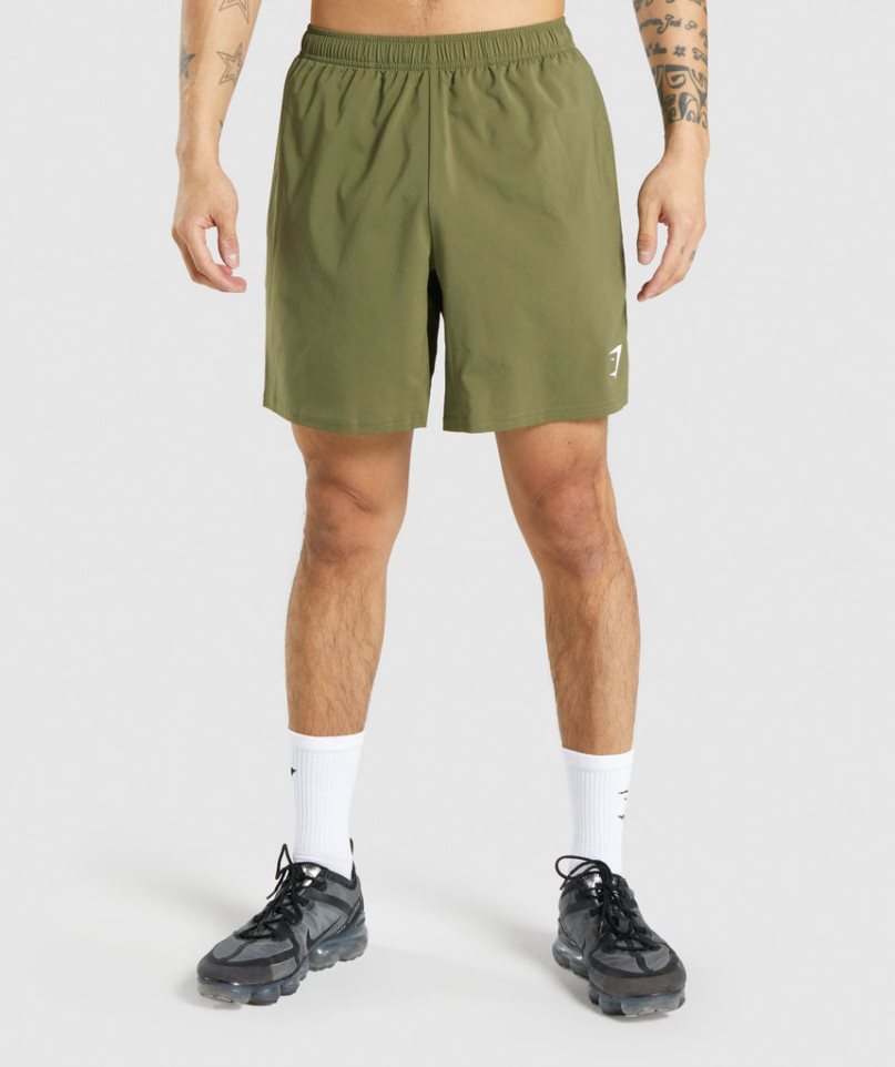 Gymshark Arrival Shorts Herr Olivgröna | SE-76194G