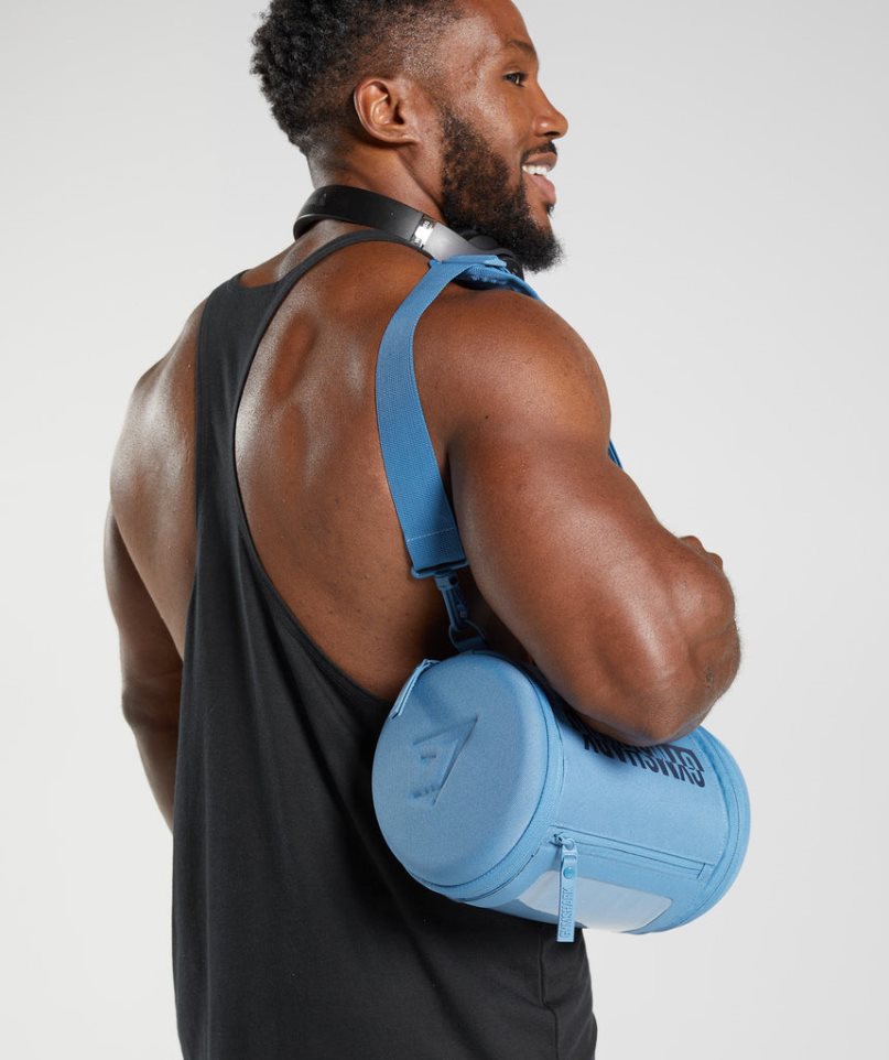 Gymshark Bold Axelväska Blå | SE-95803A