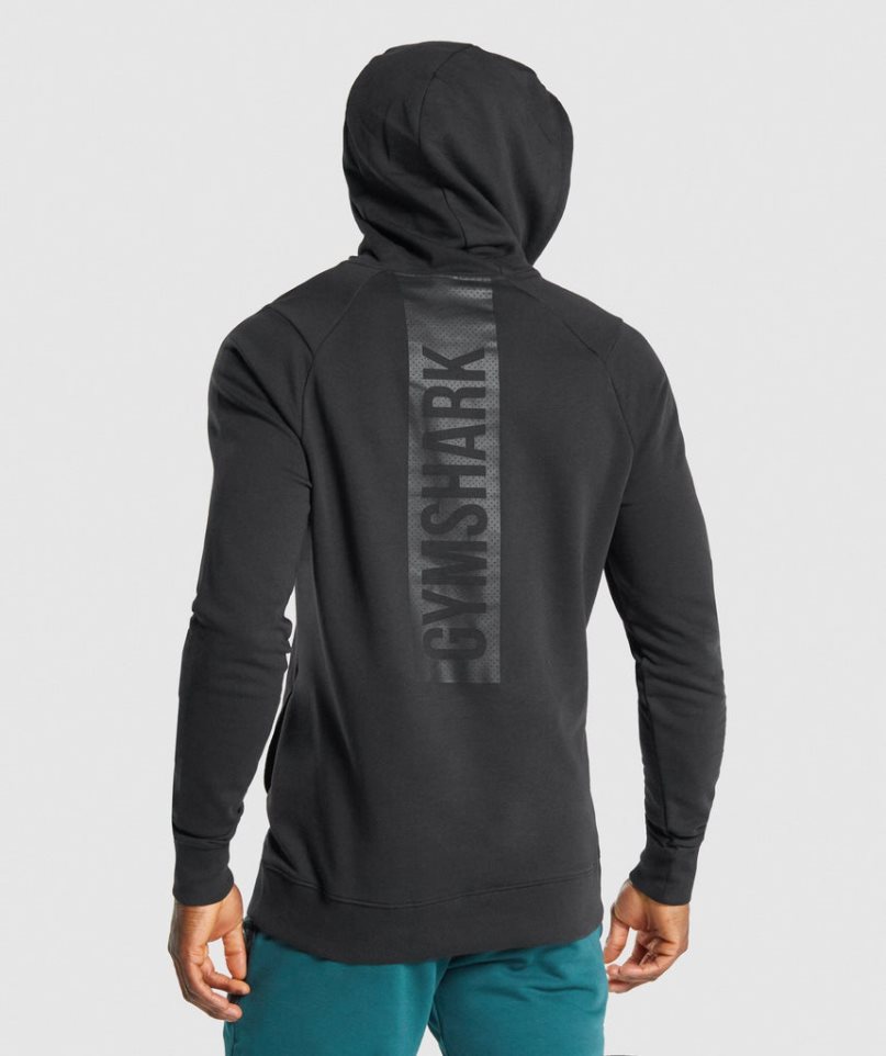 Gymshark Bold Hoodie Herr Svarta | SE-97526D