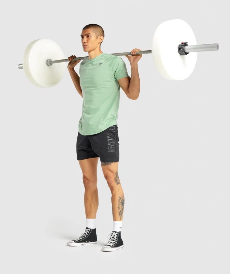 Gymshark Bold T-shirt Herr Gröna | SE-08719V