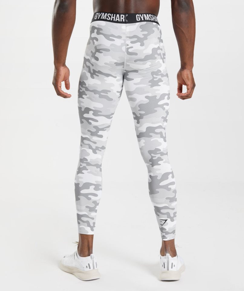 Gymshark Element Baselayer Leggings Herr Camo | SE-21954T