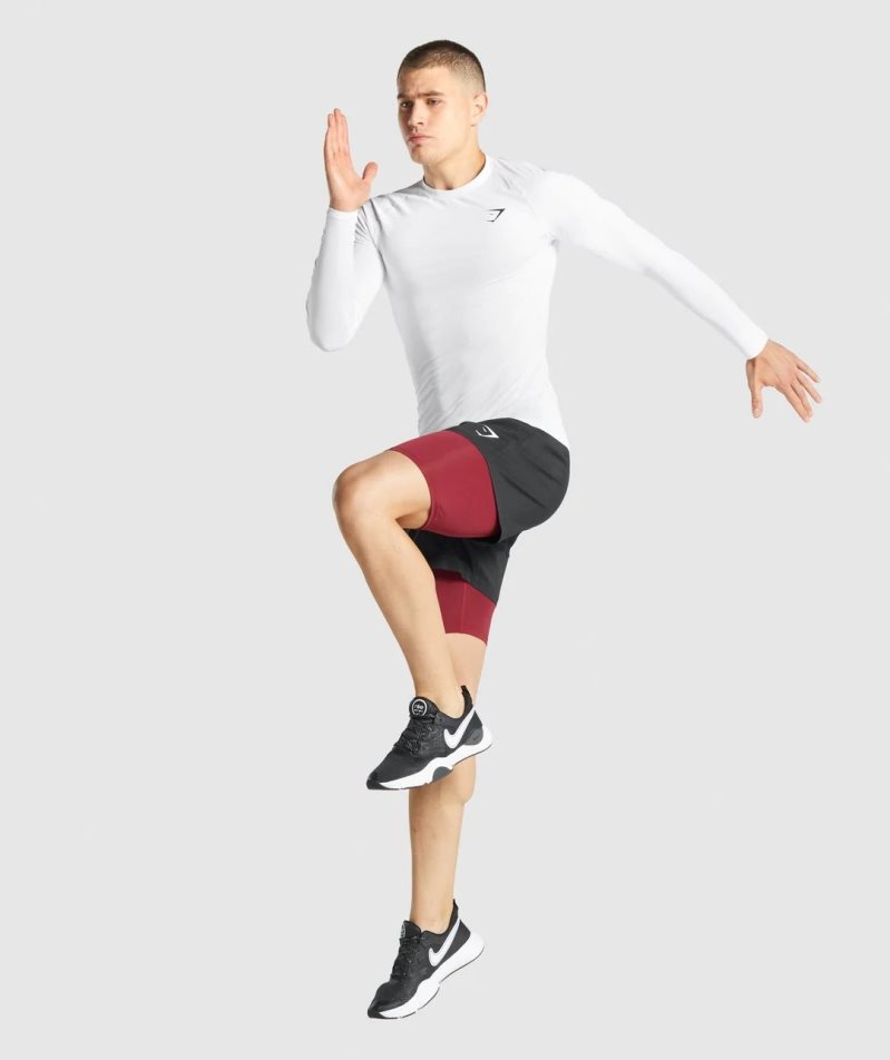 Gymshark Element Baselayer Shorts Herr Fuchsia | SE-89702Y