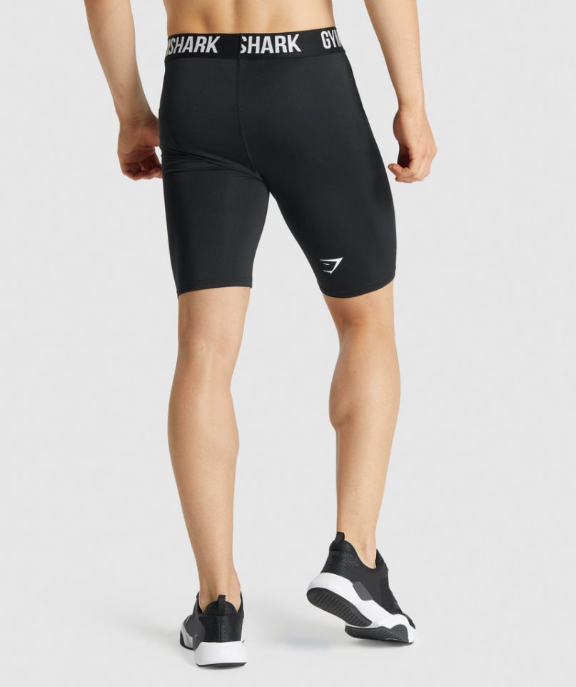Gymshark Element Baselayer Shorts Herr Svarta | SE-83965J