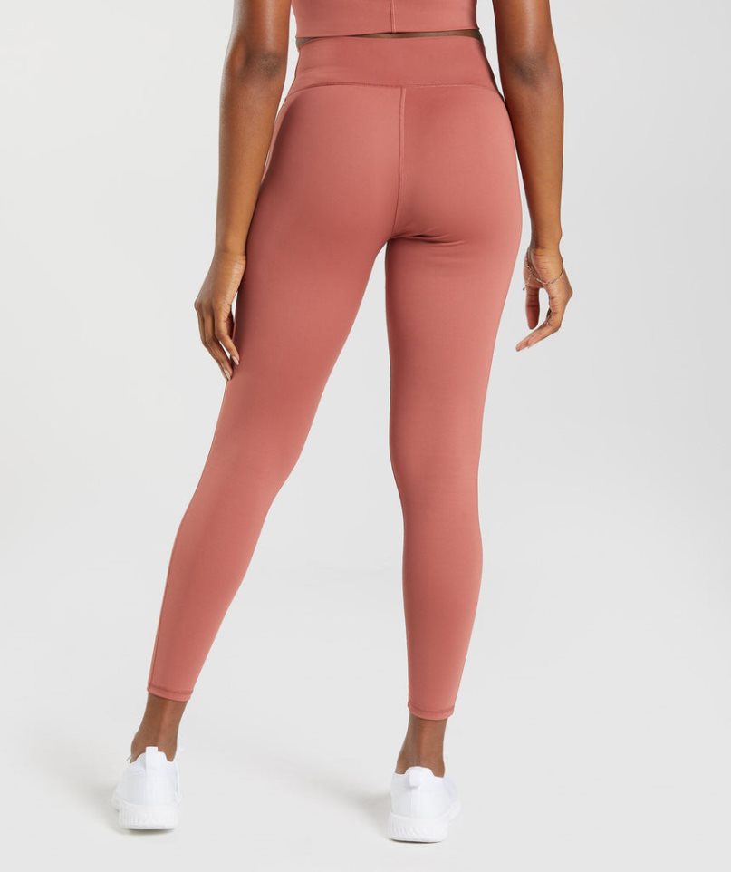 Gymshark Elevate Leggings Dam Korall | SE-70682P