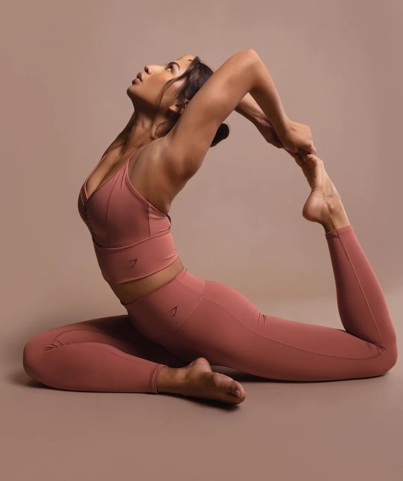 Gymshark Elevate Leggings Dam Korall | SE-70682P