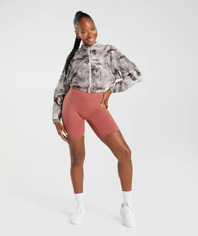 Gymshark Elevate Woven Jacka Dam Bruna | SE-81257P