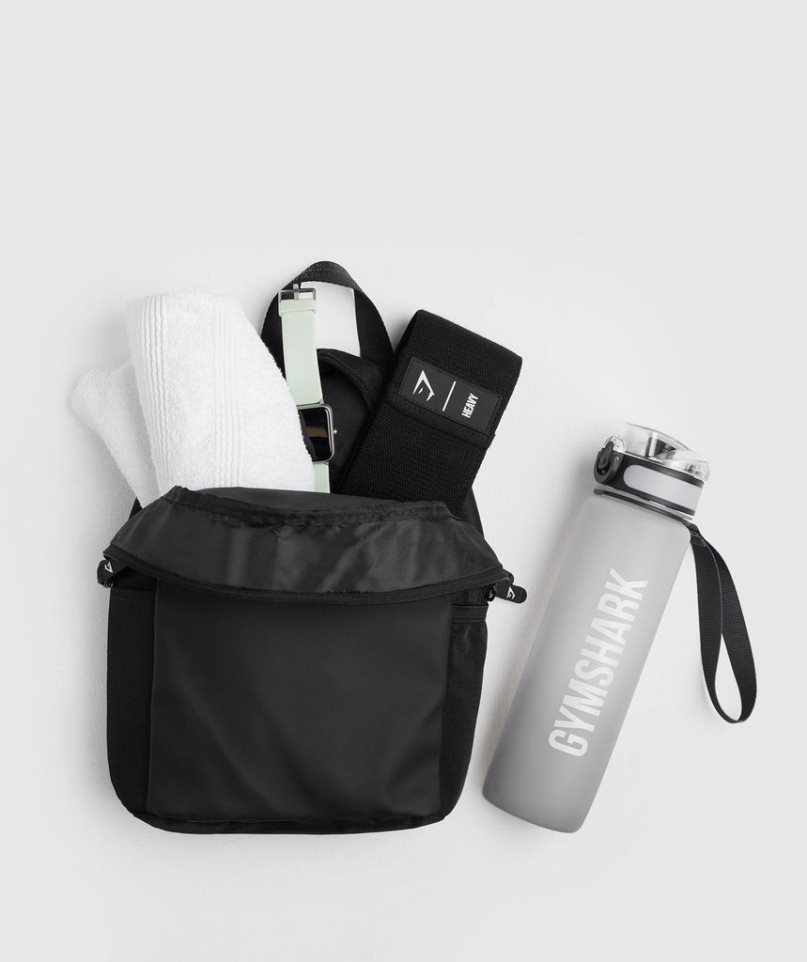 Gymshark Everyday Mini Ryggsäck Svarta | SE-45618V