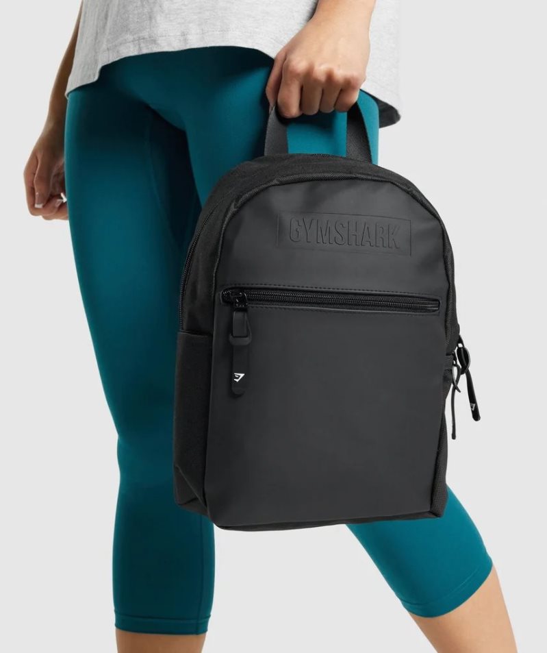Gymshark Everyday Mini Ryggsäck Svarta | SE-45618V