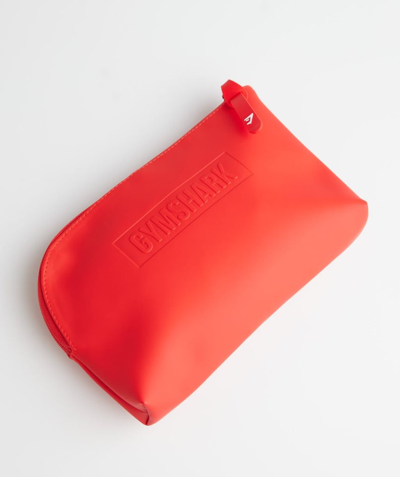 Gymshark Everyday Zip Pouch Tvättpåsar Röda | SE-13685U