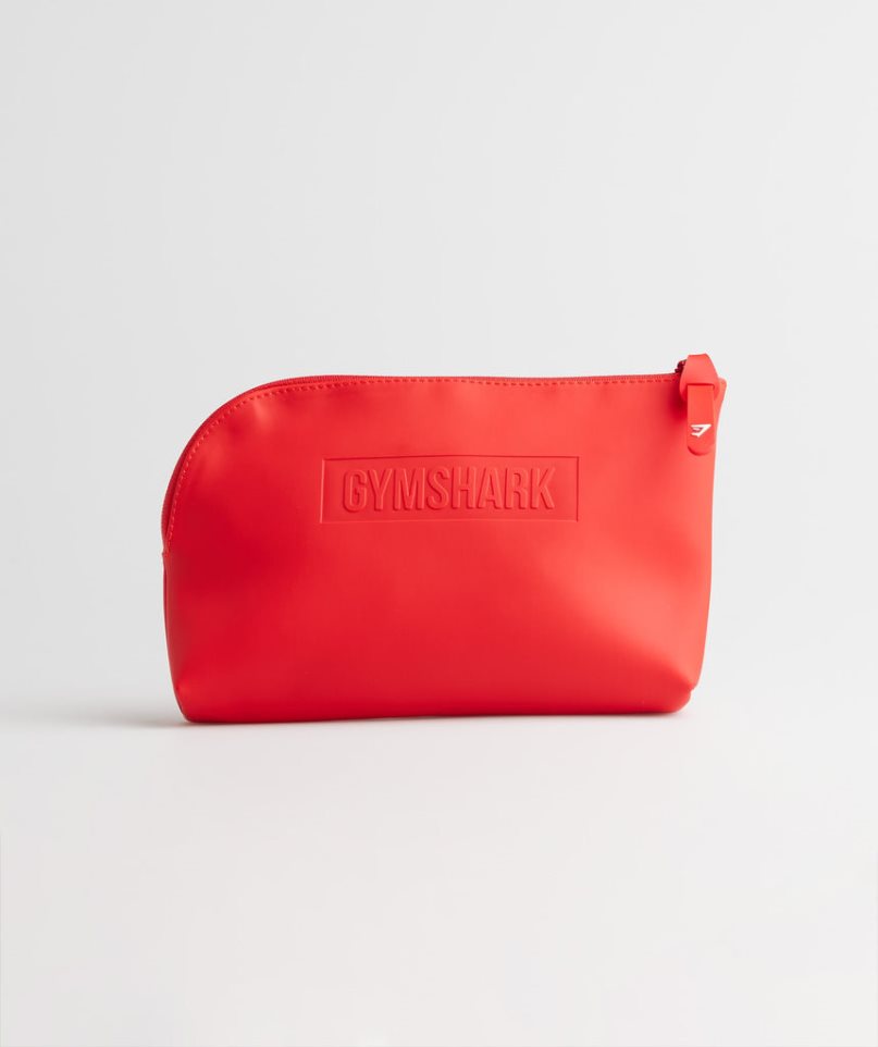 Gymshark Everyday Zip Pouch Tvättpåsar Röda | SE-13685U