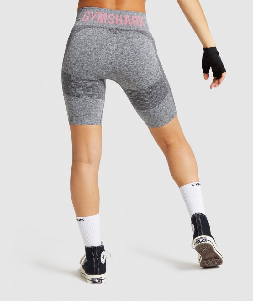 Gymshark Flex Cycling Shorts Dam Grå | SE-91605W