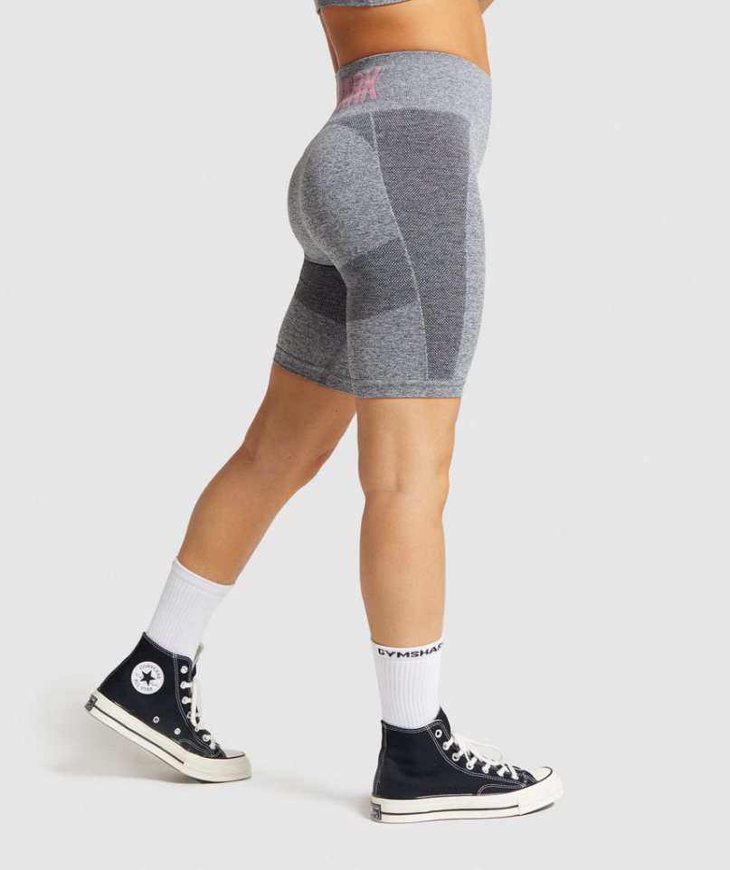 Gymshark Flex Cycling Shorts Dam Grå | SE-91605W