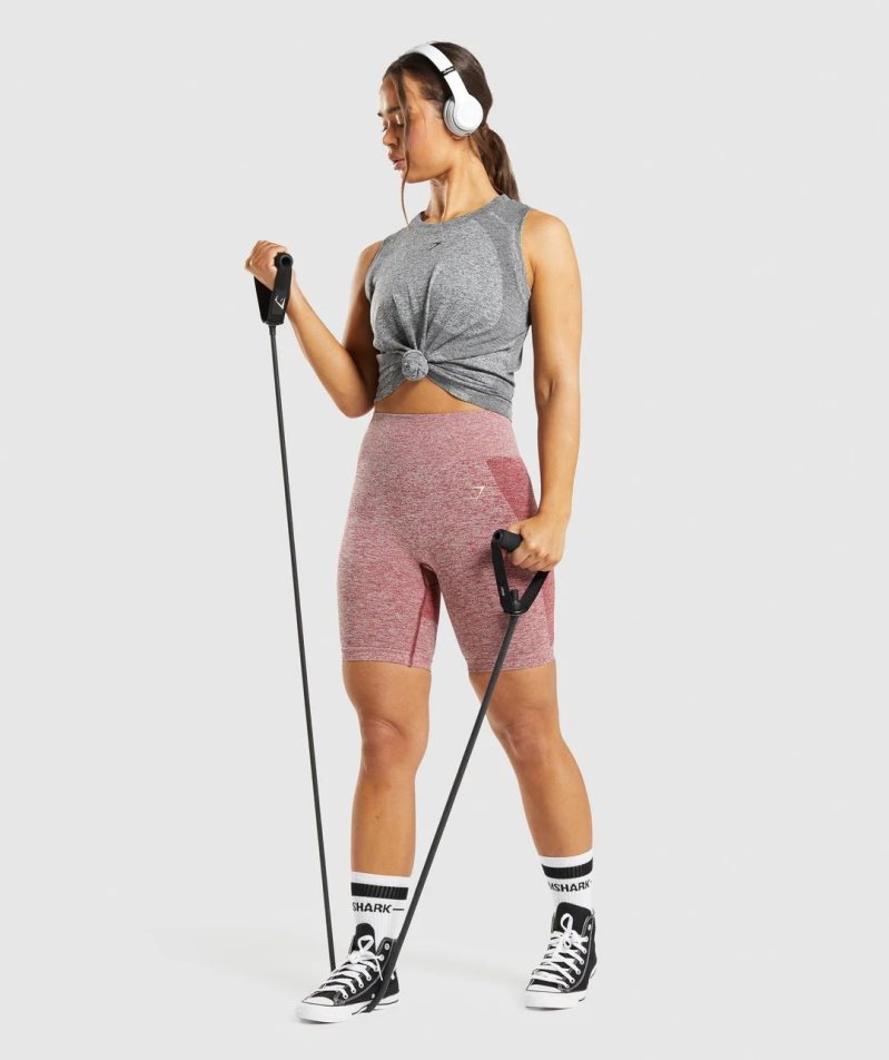 Gymshark Flex Loose Top Linnen Dam Grå | SE-61984U