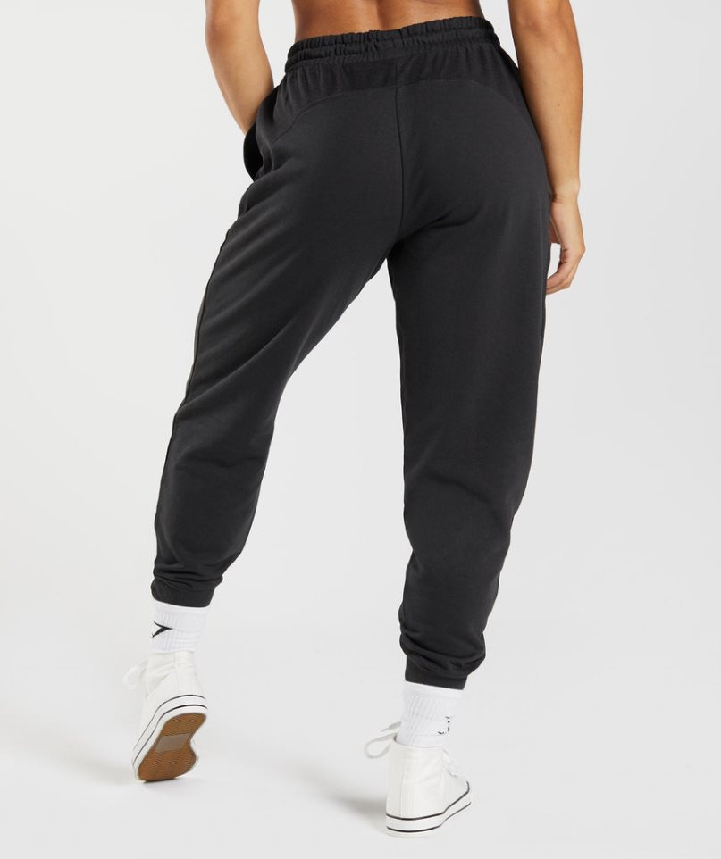 Gymshark GS Power Mjukisbyxor Dam Svarta | SE-37046O