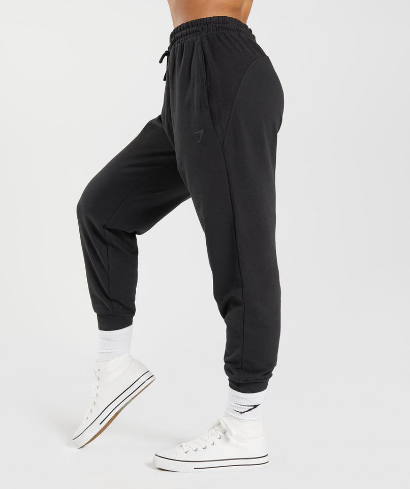 Gymshark GS Power Mjukisbyxor Dam Svarta | SE-37046O