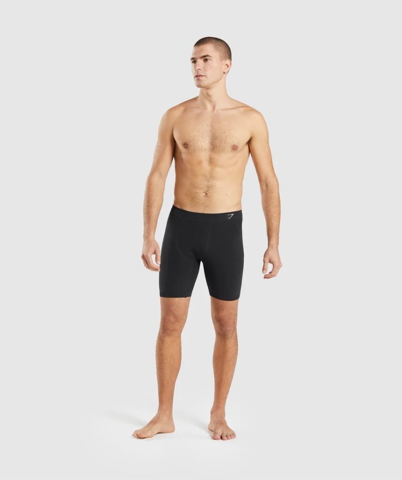 Gymshark Hybrid Boxer Underkläder Herr Svarta | SE-09174D