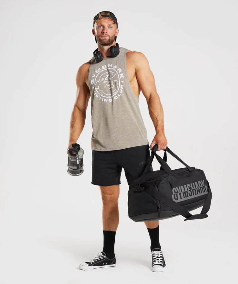 Gymshark Legacy Drop Arm Linnen Herr Grå | SE-65421A