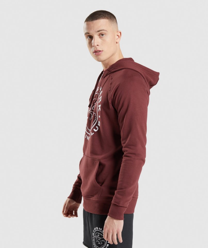 Gymshark Legacy Hoodie Herr Bruna | SE-95136A