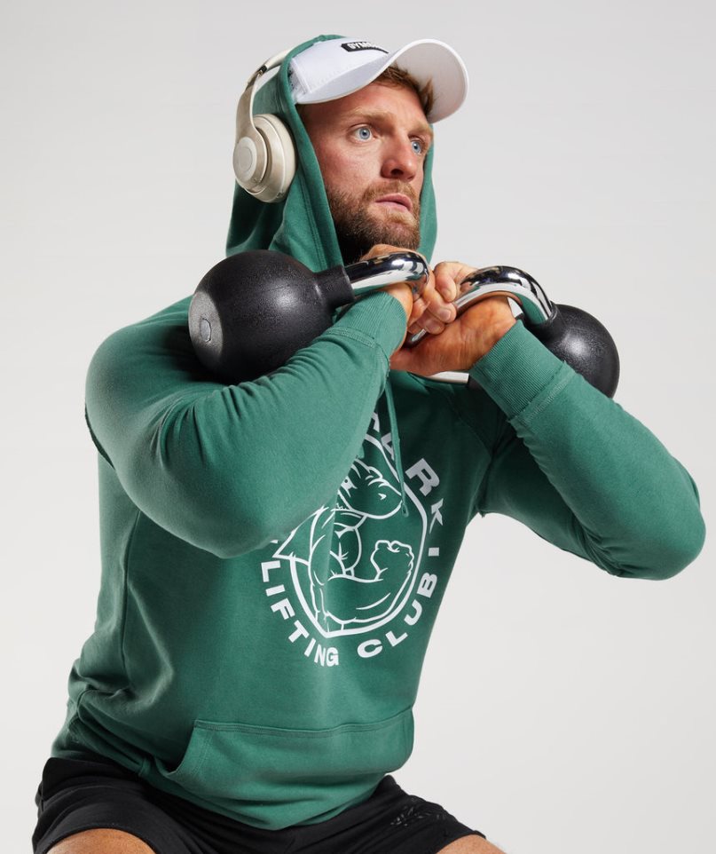 Gymshark Legacy Hoodie Herr Gröna | SE-04615T