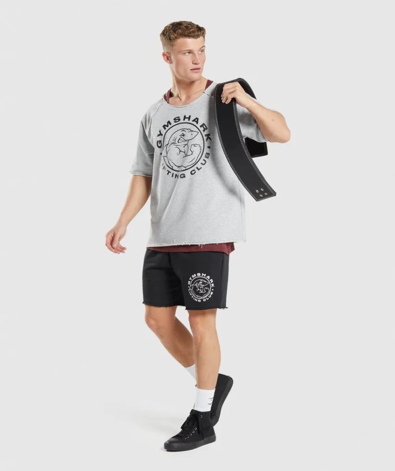 Gymshark Legacy Rag Top T-shirt Herr Ljusgrå | SE-84357B