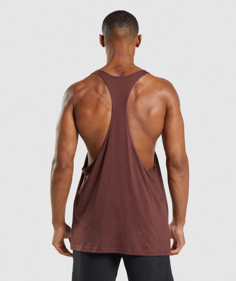 Gymshark Legacy Stringer Linnen Herr Vinröda | SE-52083E