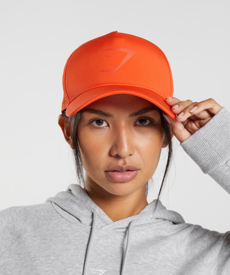 Gymshark Mesh Trucker Kepsar Orange | SE-93687S