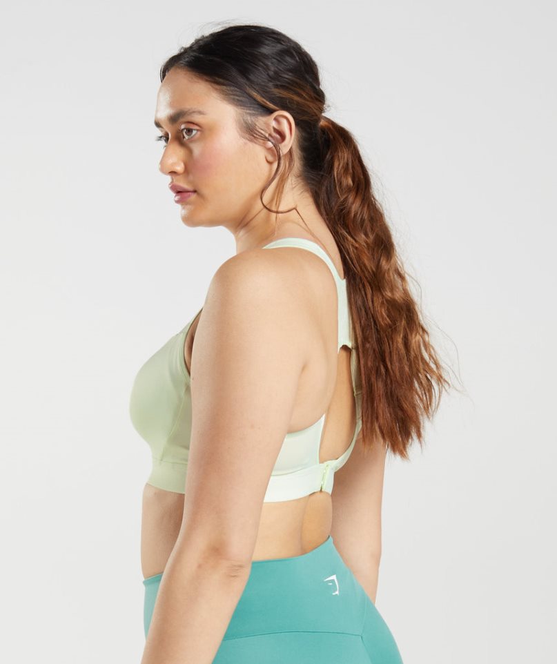Gymshark Open Back Sport Bh Dam Mintgröna | SE-17509H