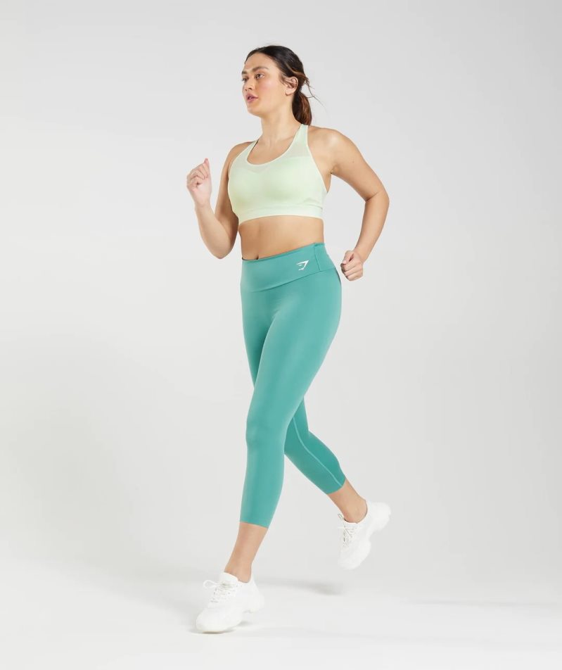Gymshark Open Back Sport Bh Dam Mintgröna | SE-17509H