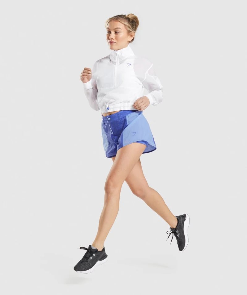 Gymshark Pulse Woven Jacka Dam Vita | SE-43150I