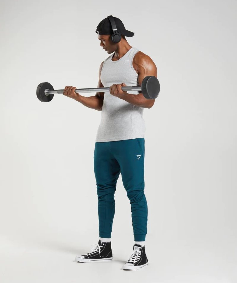 Gymshark React Linnen Herr Ljusgrå | SE-32967P